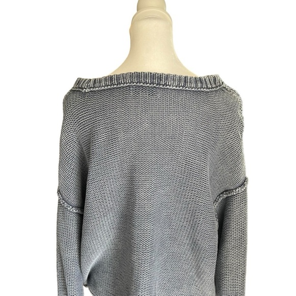 American Eagle - Boat Neck Oversized Slouchy Sweater Sz M - Picture 3 of 6